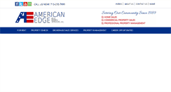 Desktop Screenshot of americanedge.com