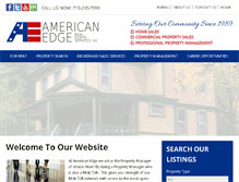 Tablet Screenshot of americanedge.com